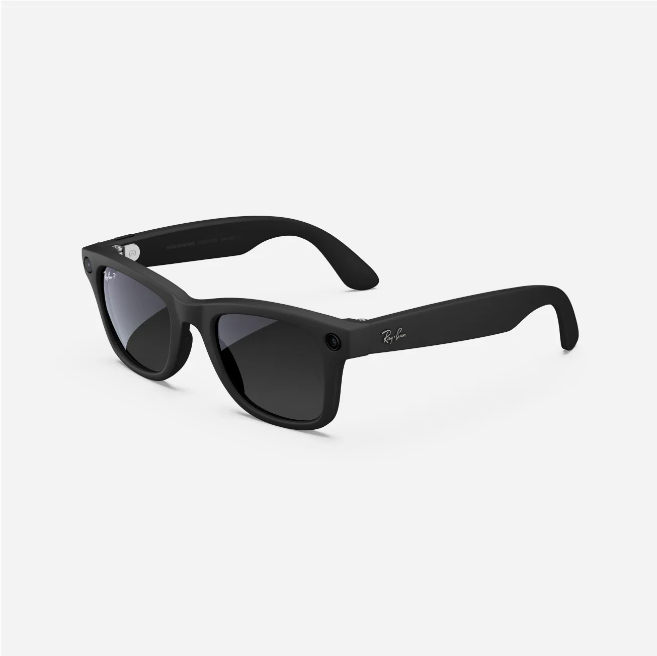 Ray-Ban Meta Wayfarer (Gen 1), Matte Black / Gradient Graphite Polarized, Large - Image 6