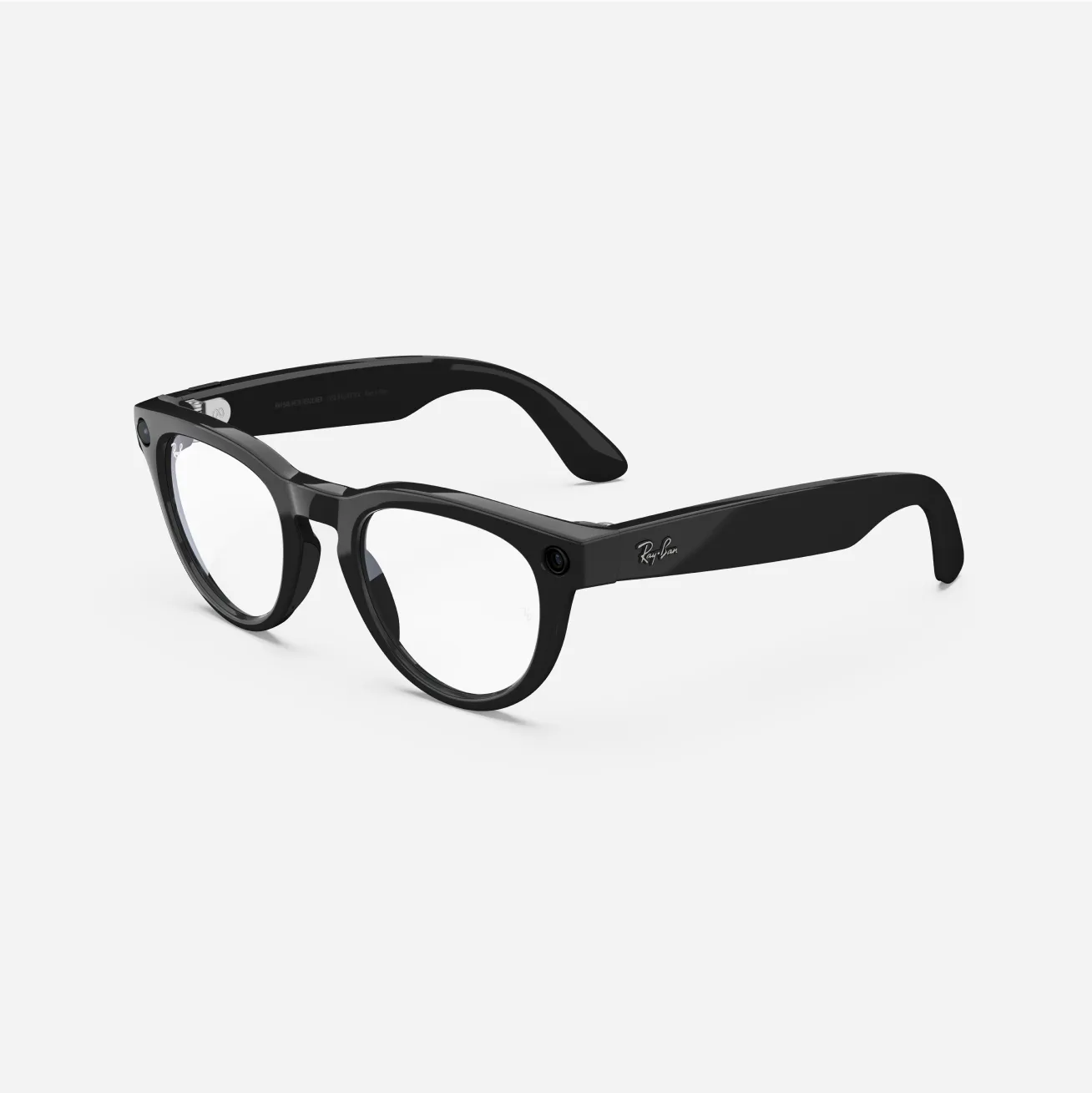Ray-Ban Meta Headliner (Gen 1), Shiny Black / Clear, Standard - Image 4